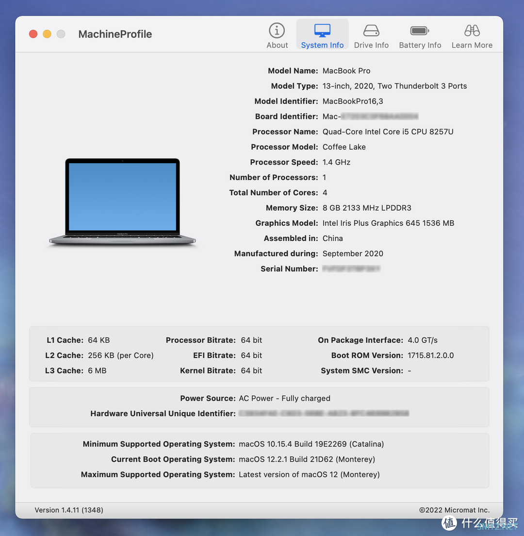 MacBook 篇一：重装macOS Monterey 12.2.1系统，顺便测一下256GB SSD，看看读写性能怎么样？