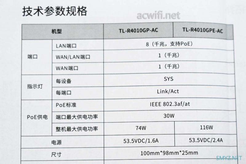 TL-R4010GP-AC拆机，一些功能设置说明