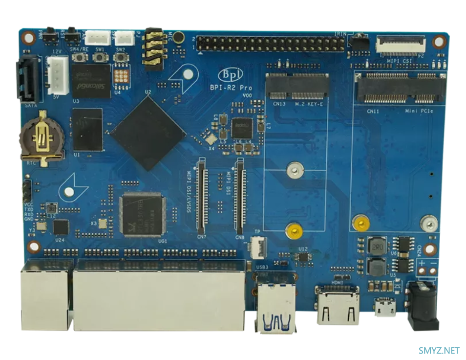 “香蕉派” BPI-R2 Pro 开发板正式上市,5路LAN、支持OpenWRT “香蕉派” BPI-R2 Pro 开发板正式上市,5路LAN、支持OpenWRT