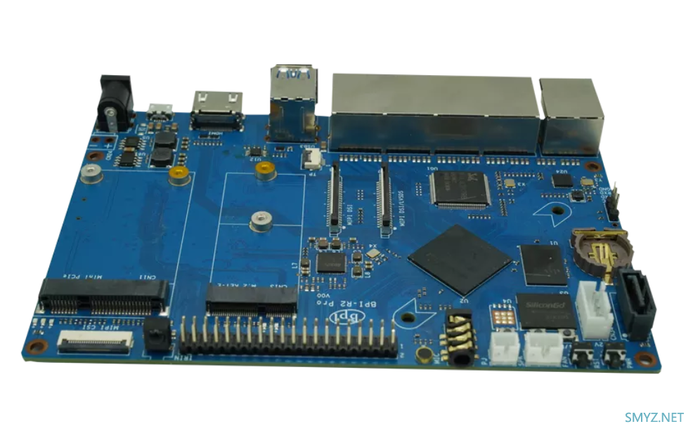 “香蕉派” BPI-R2 Pro 开发板正式上市,5路LAN、支持OpenWRT “香蕉派” BPI-R2 Pro 开发板正式上市,5路LAN、支持OpenWRT