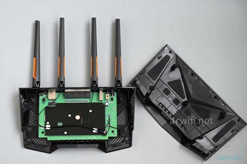 华硕小旋风TUF-AX3000v2拆机，MU-MIMO和1G瓶颈