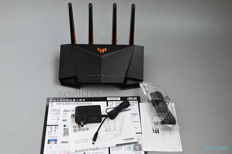 华硕小旋风TUF-AX3000v2拆机，MU-MIMO和1G瓶颈