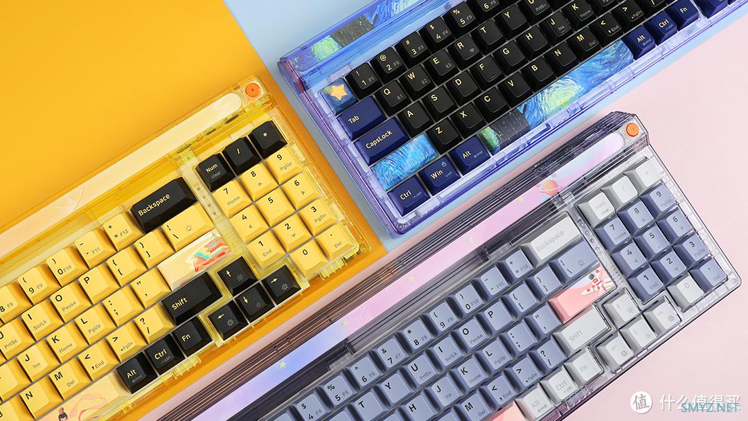 新贵GM780、GM980三模机械键盘图赏简评：让色彩更迷人