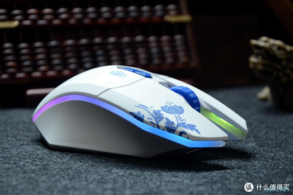 外设Show 篇九十九：当数码遇到青花瓷，达尔优EM910Pro釉下青双模鼠标开箱