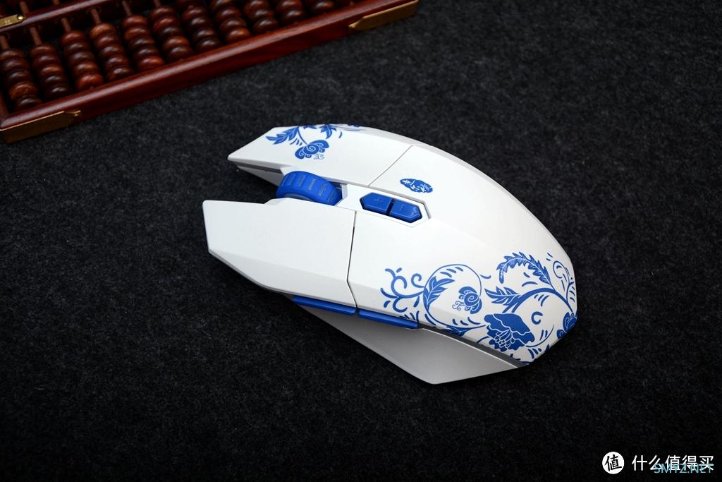 外设Show 篇九十九：当数码遇到青花瓷，达尔优EM910Pro釉下青双模鼠标开箱