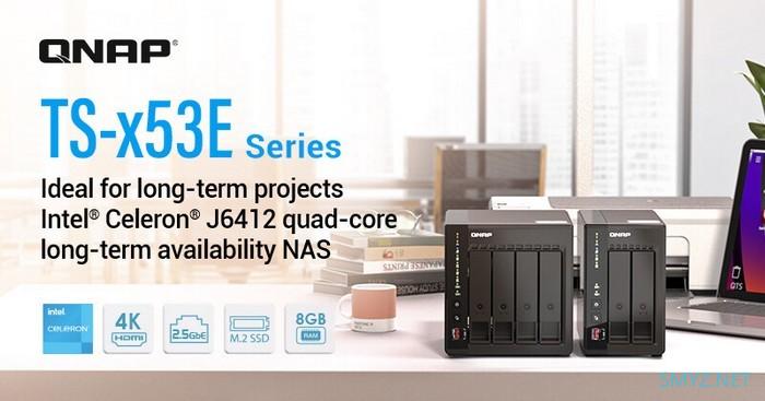 威联通发布  TS-253E 和 TS-453E NAS，双2.5G千兆、支持双M.2