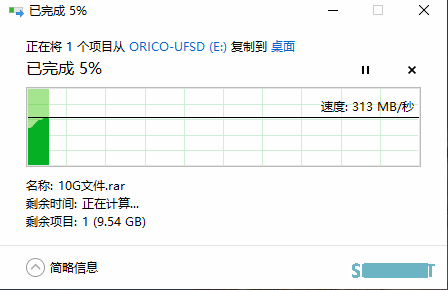 快速的读写体验，ORICO奥睿科UFSD-I 128GB