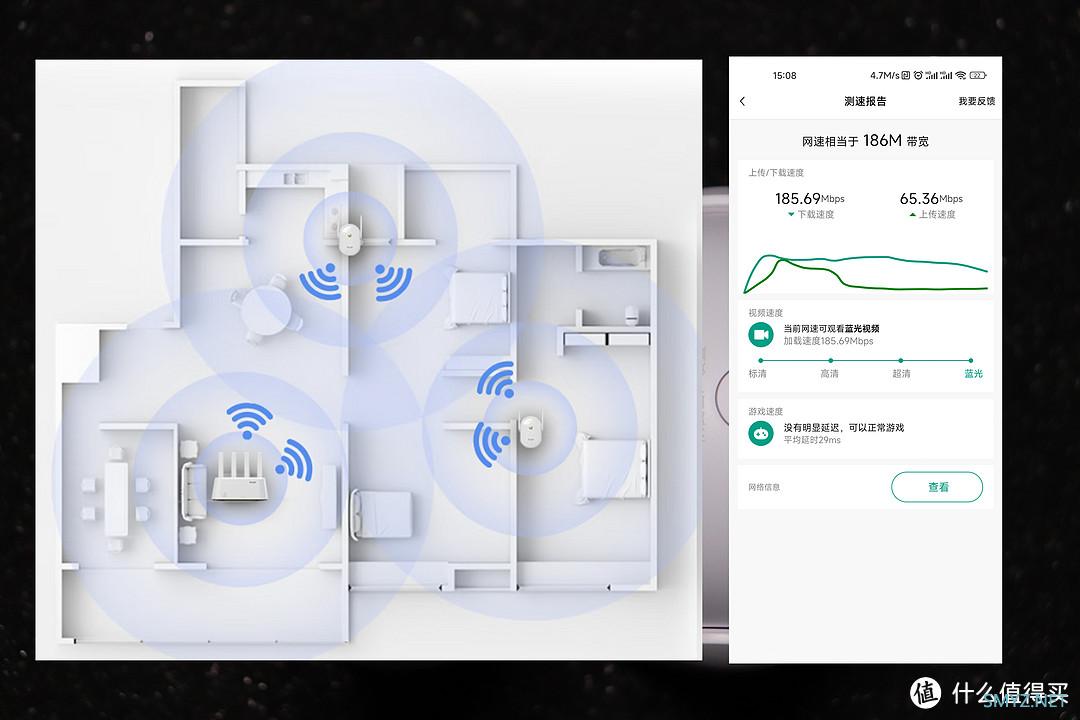 产品体验 篇二百一十四：WiFi铺满全屋，轻松应对大户型，锐捷蜂鸟套装路由器体验