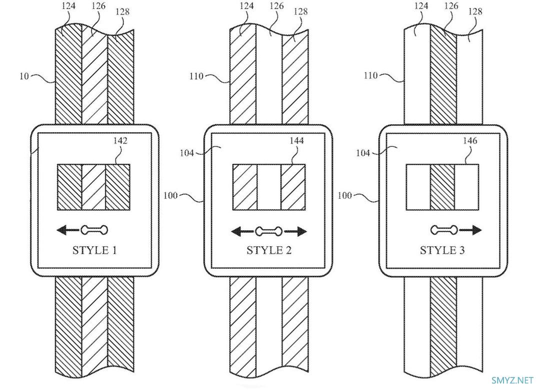 苹果研究可变色表带，让 Apple Watch 着装变换色彩