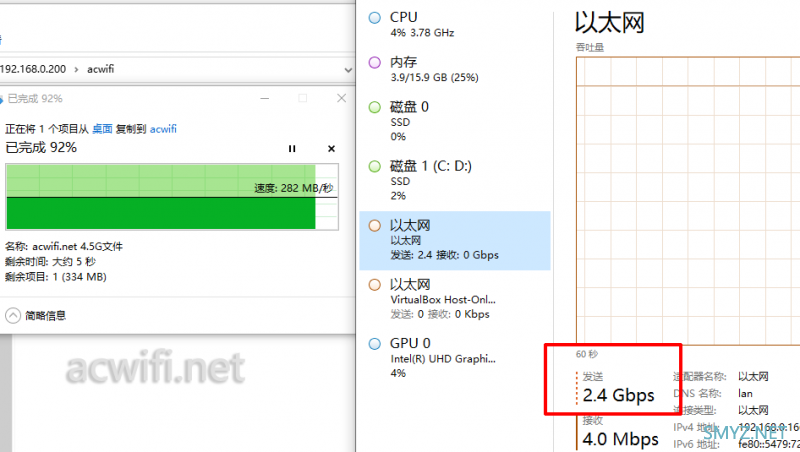 威联通（QNAP）TS-464C四盘位NAS的一些测试