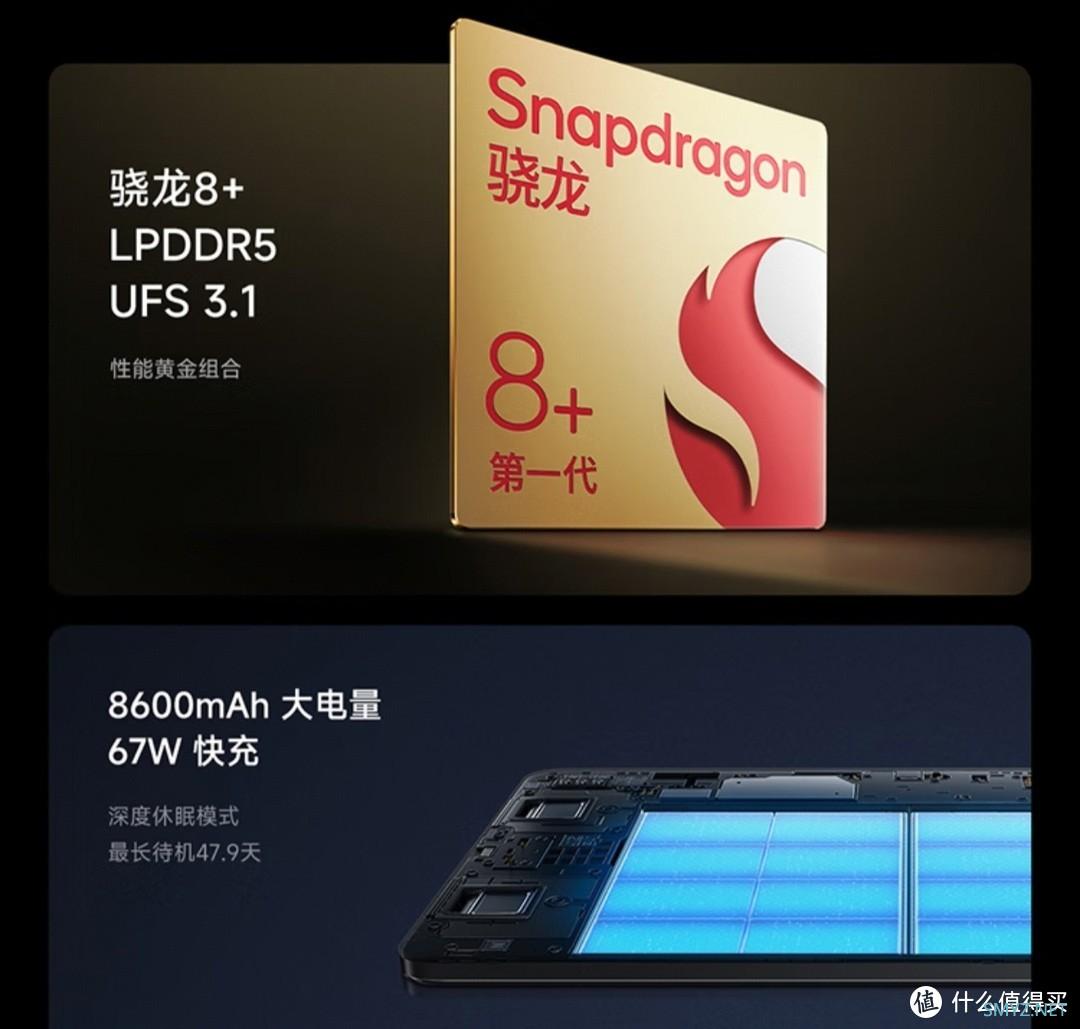小米平板6Pro(xiaomiPad) 11英寸 骁龙8+强芯 144Hz高刷护眼 2.8K超清 8+256GB 移动办公娱乐平板电脑