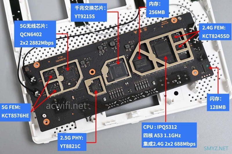 小米BE3600无线路由器拆机