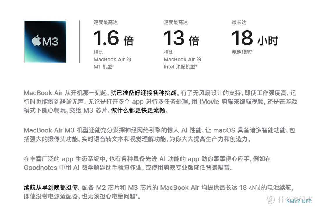 MacBook Air (M3)偷偷上线！续航升级之外再无亮点？