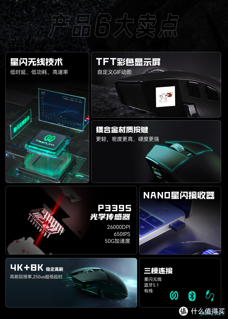 达尔优A980PRO MAX星闪鼠标：电竞新势力，星闪加持