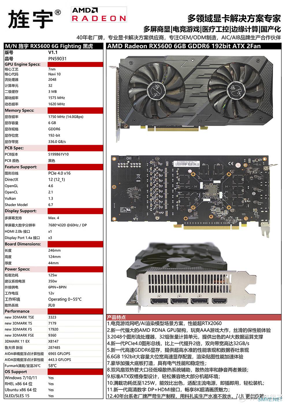 苏氏遗孤 秽土转生 AMD RX5600 OEM 6GB显卡全解析