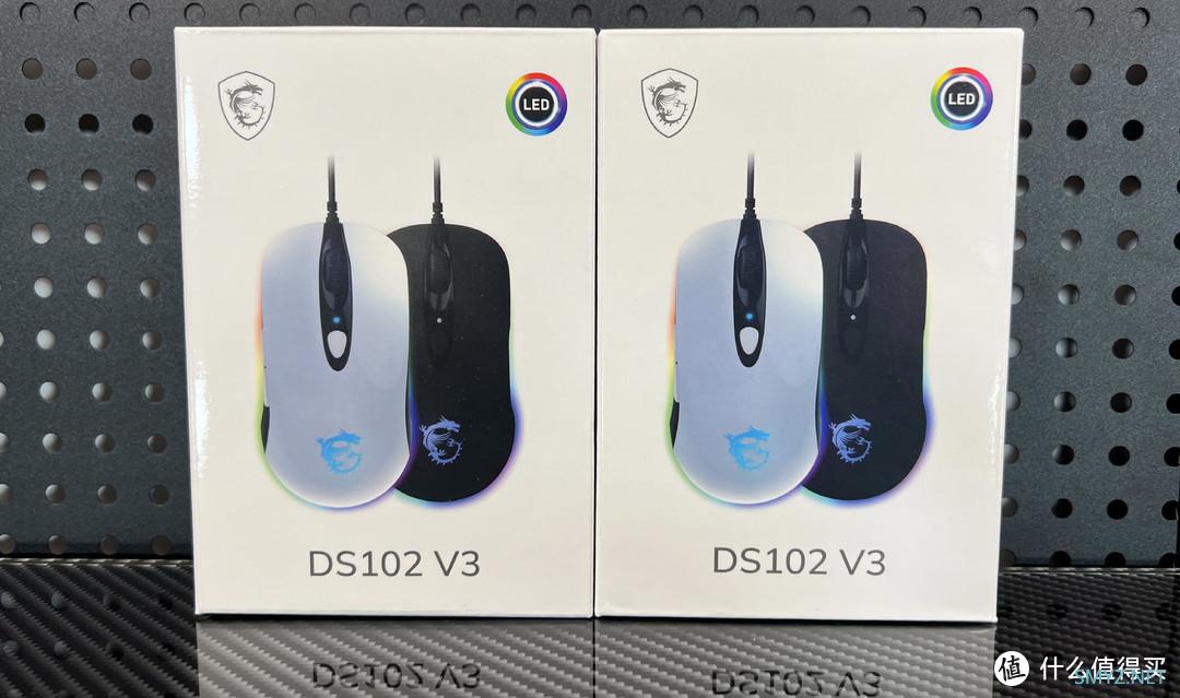 入门即巅峰，微星在DS102 RGB V3鼠标上配3327、伞绳以及欧姆龙