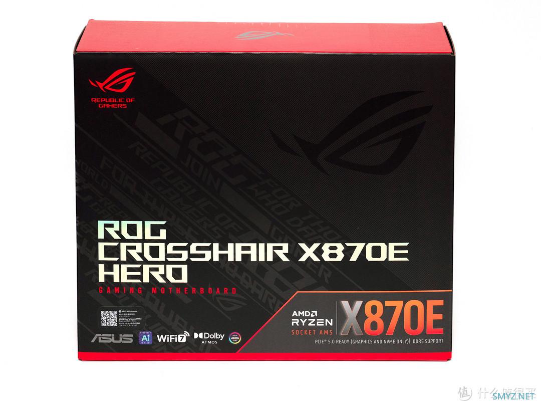 高端秀：最高端的ZEN5 X870E主板之一，华硕ROG CROSSHAIR X870E Hero首发评测！