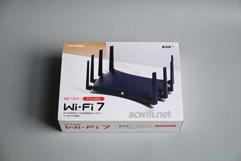TP-LINK 7DR7260拆机BE7200无线路由器 有5个2.5G网口