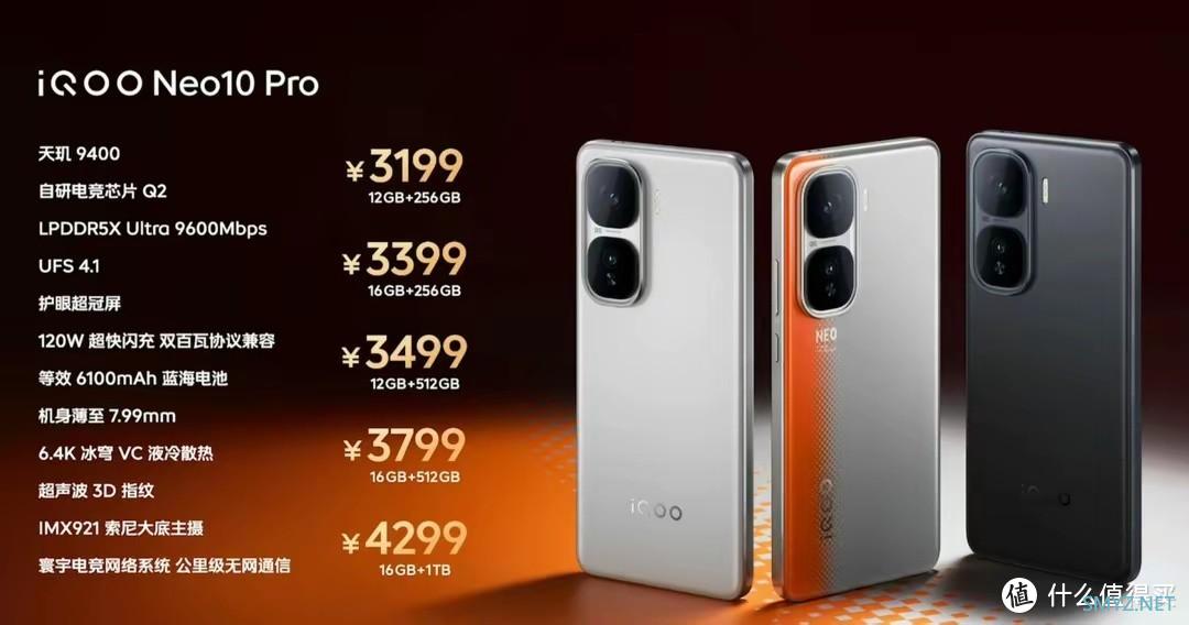 2299元起步！iQOO Neo10系列发布，能否干翻红米K80系列？