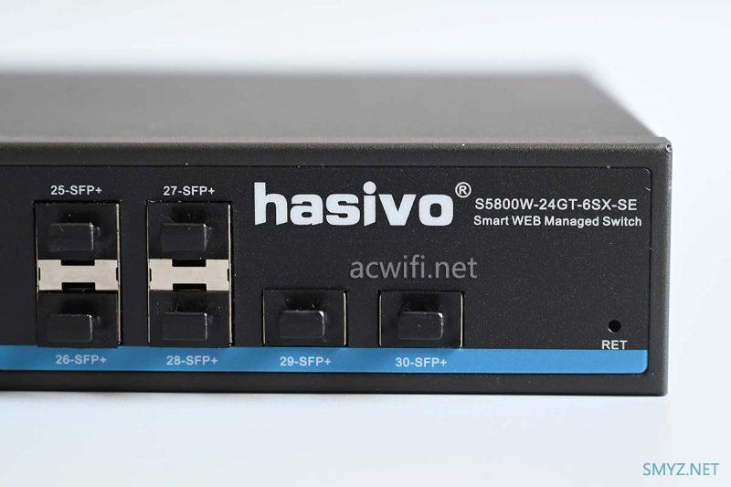 hasivo S5800W-24GT-6SX-SE 网管交换机拆机 24个2.5G口+6个万兆