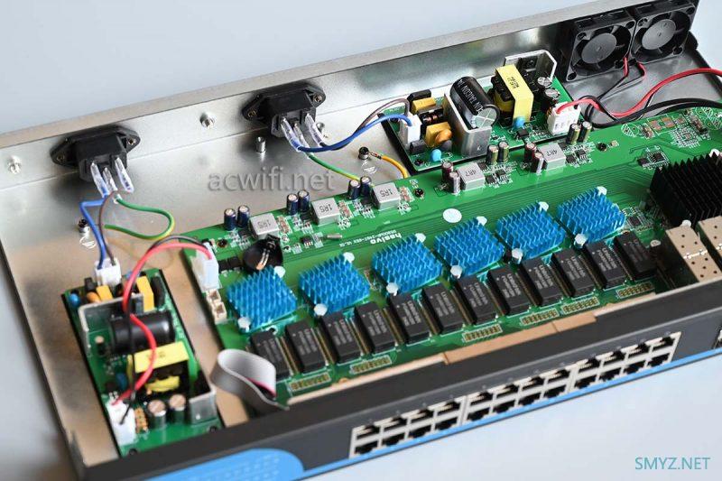 hasivo S5800W-24GT-6SX-SE 网管交换机拆机 24个2.5G口+6个万兆