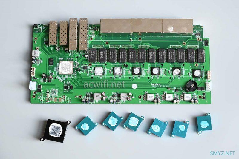 hasivo S5800W-24GT-6SX-SE 网管交换机拆机 24个2.5G口+6个万兆