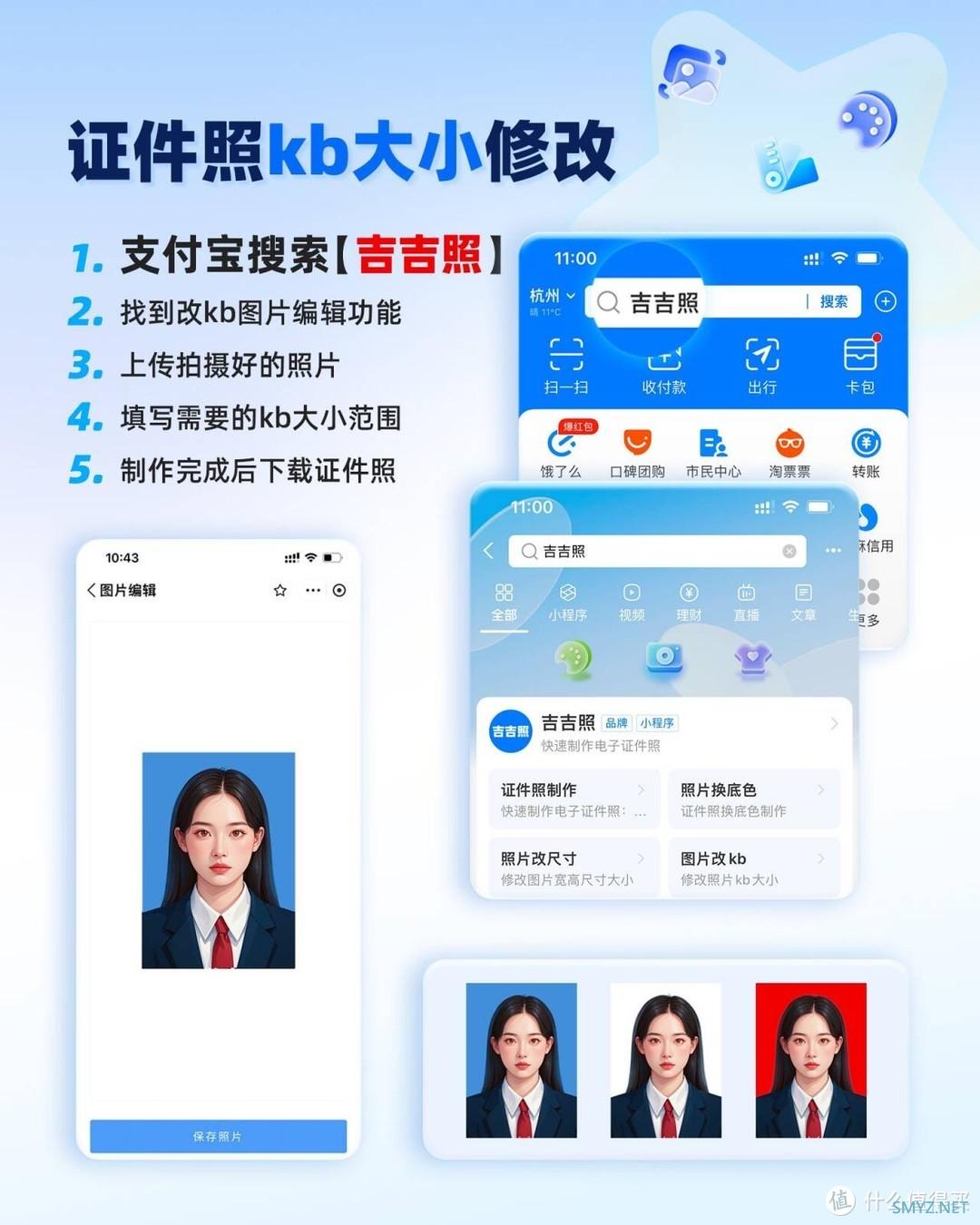 证件照如何改大小KB？