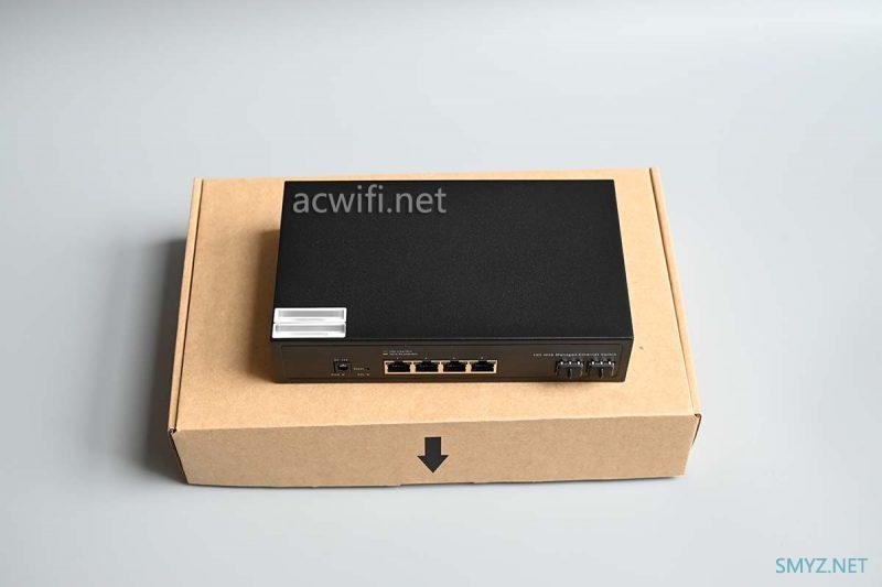 六口全万兆轻网管交换机联果LG510S-4T2XS拆机